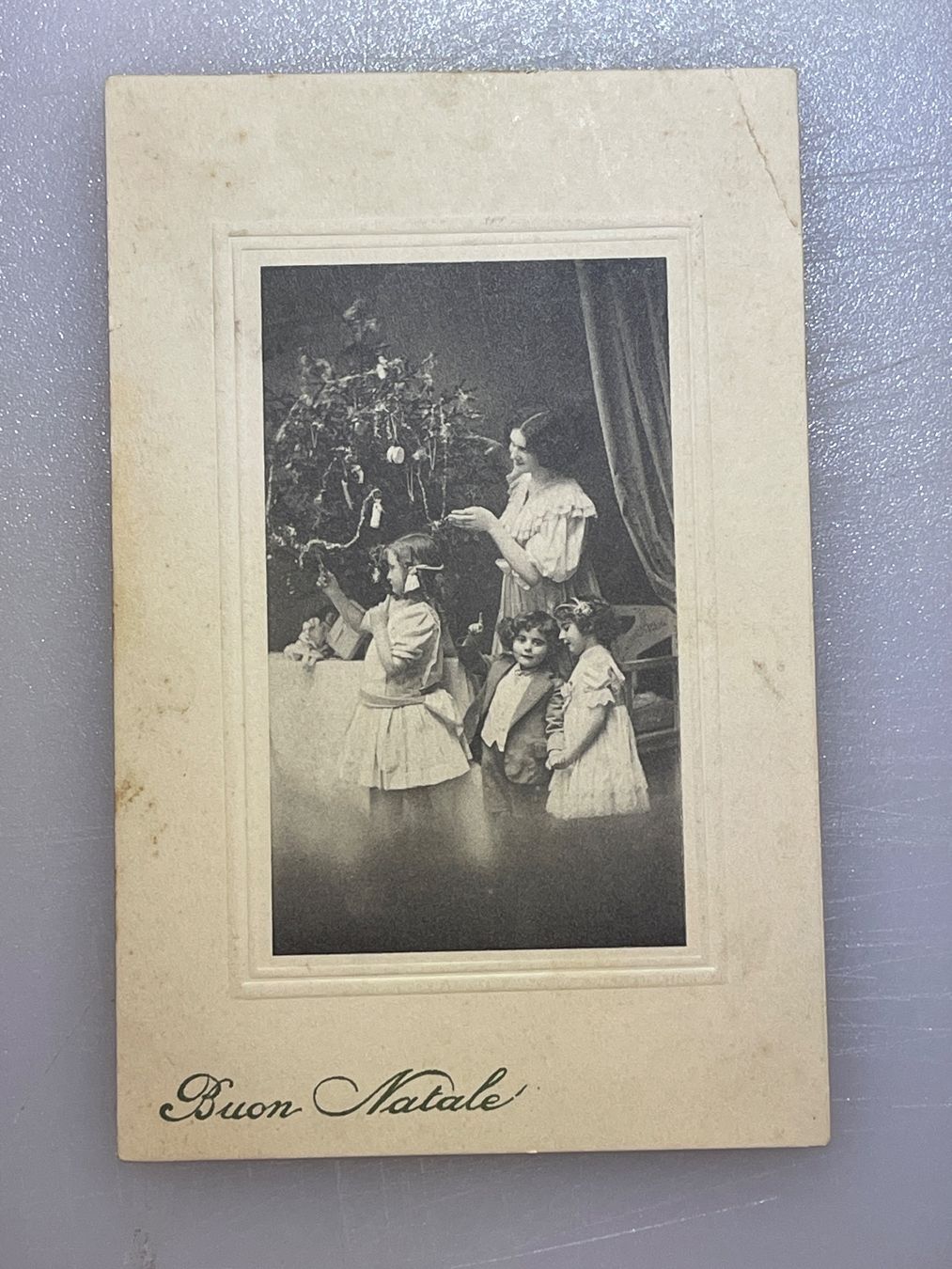 Cartoline postali: Alte Weihnachtskarte "Buon Natale" von 1915, – Usato da Strengelbach venduto da Aschatan5