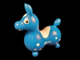 RODY Hüpfpferd blau