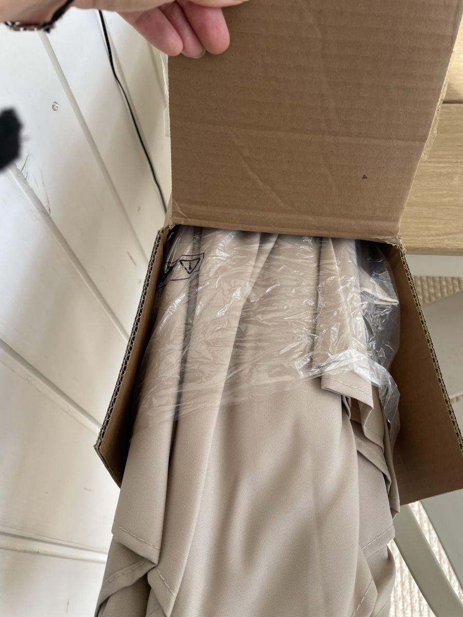 Jysk Ombrelloni: Neuer Sonnenschirm beige – Nuovo e nell'imballaggio originale da Stans venduto da Stefanie_Urech 2