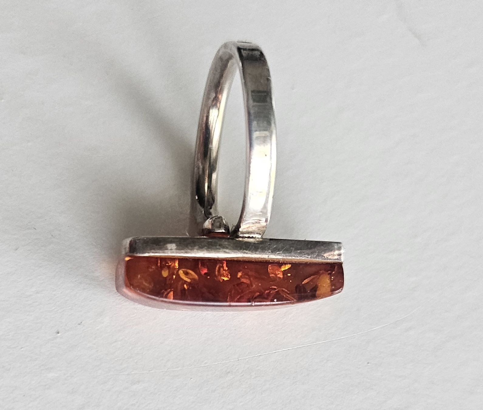 Ringe: Silberring Bernstein rechteckig Grösse 55 – Neu (gemäss Beschreibung) aus Bülach von ane_yn2b 2