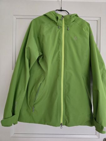 Kleidung: Regenjacke Schöffel grün (38)
