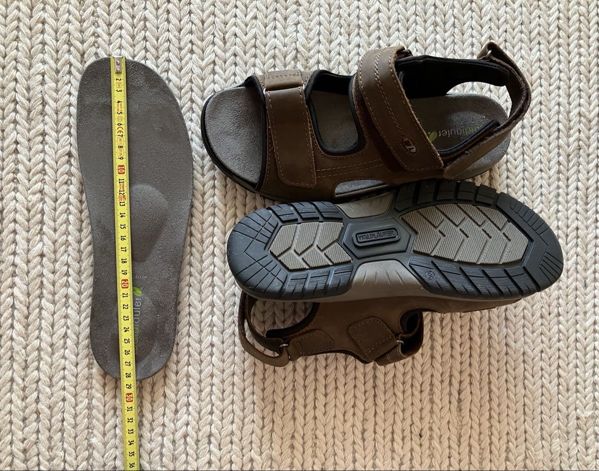 Scarpe da uomo: Waldläufer Leder Sandalen Harald 9 1/2 – Usato da Weiningen ZH venduto da moon-55 1
