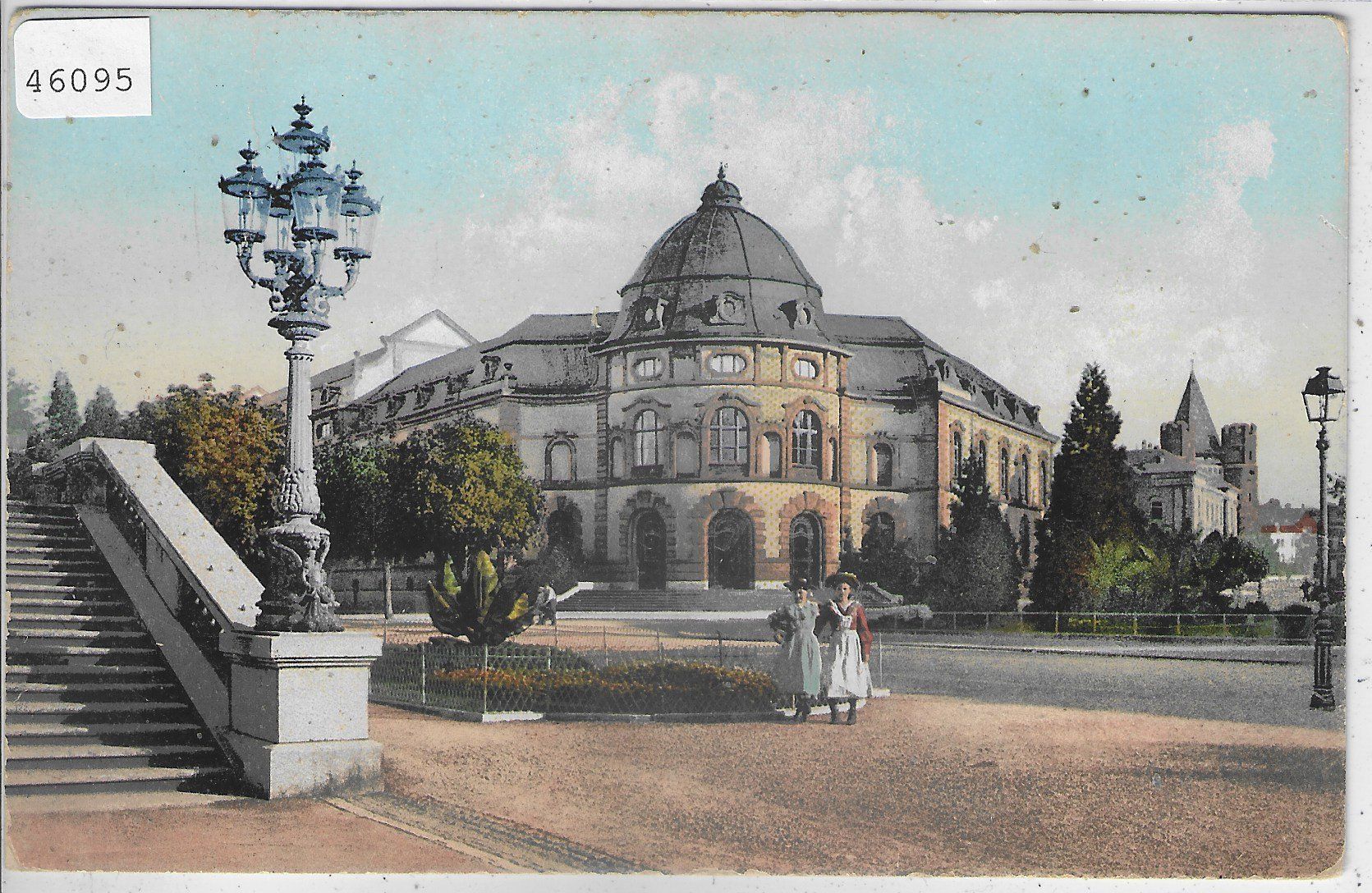 Cartoline postali: Basel - Universitätsbibliothek - animee – Usato da Ettingen venduto da Kartenplanet
