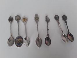 Lot 7 cuillières souvenirs Allemagne