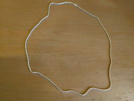 Elegante Kordelkette aus 925 Sterling Silber 60,7cm Italy NW