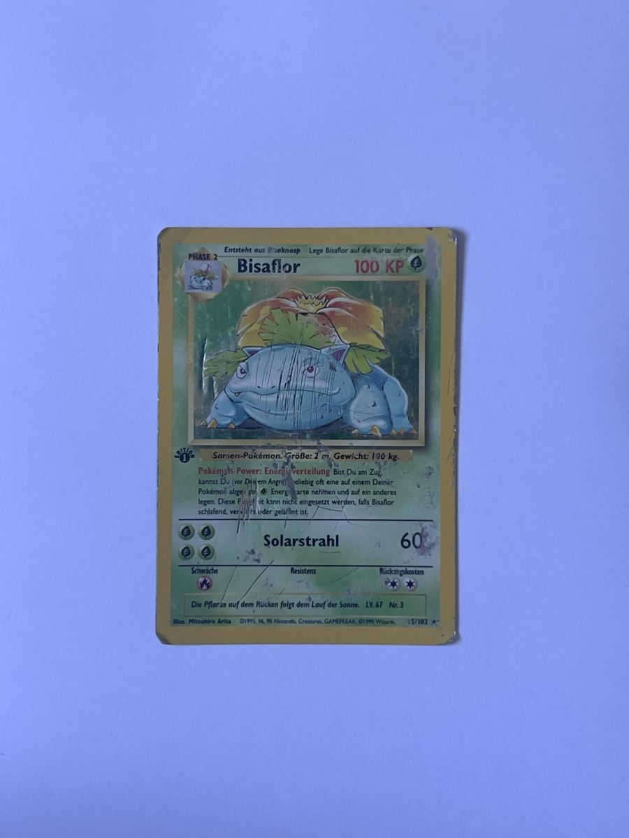 Pokémon Carte collezionabili: Pokemon Karte Venusaur first Edition Base Set  – Usato da Almens venduto da dra_mql5