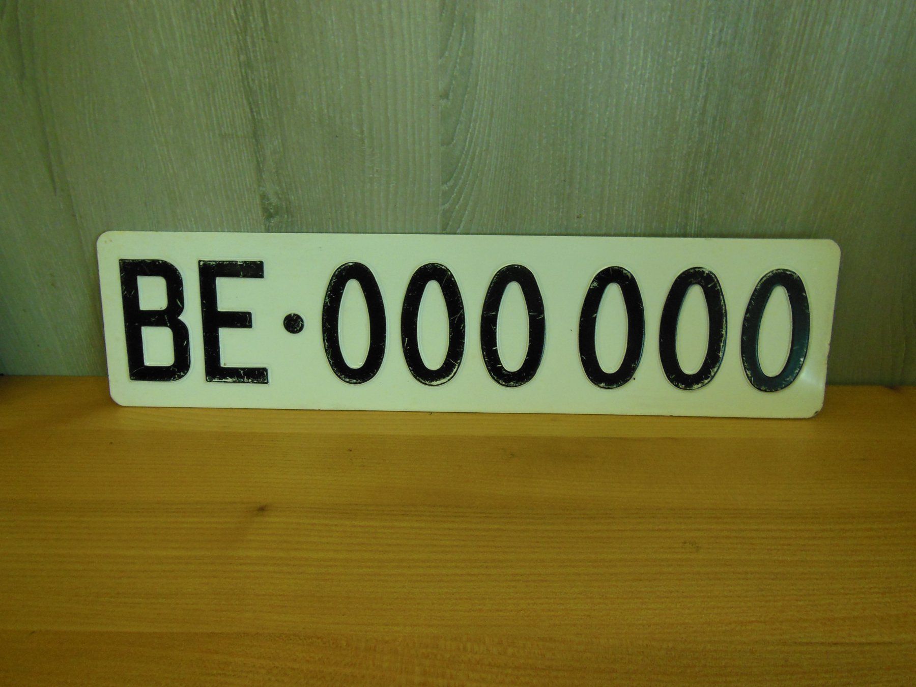 Schilder: Plaque BE 000000 EMALCO CORGEMONT – Gebraucht aus cortébert von tx37 1