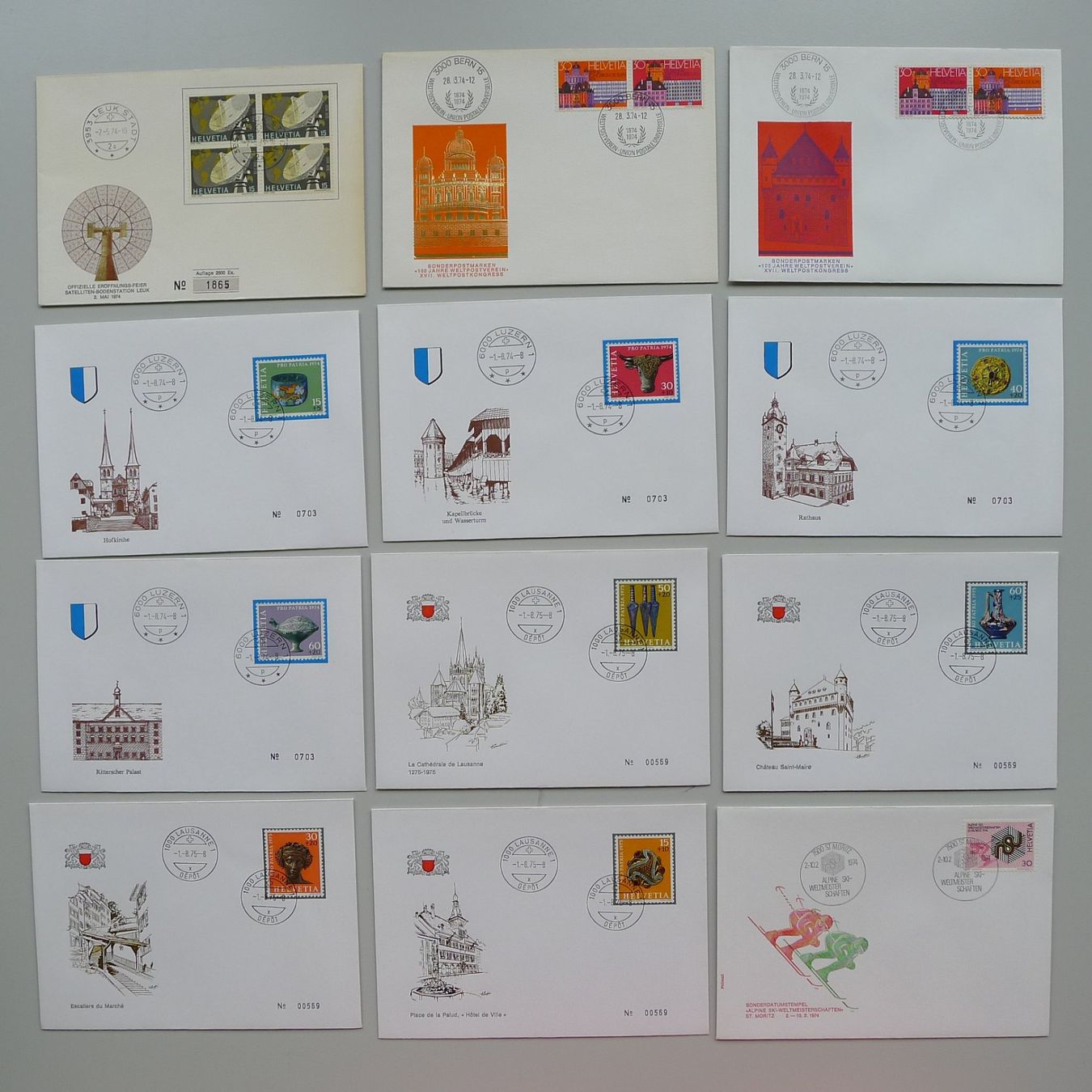Tutti i francobolli: 1960-2000, über 800 Briefe, illustriert, Sonderstempel... – Usato da Sursee venduto da Luzernerraute 7