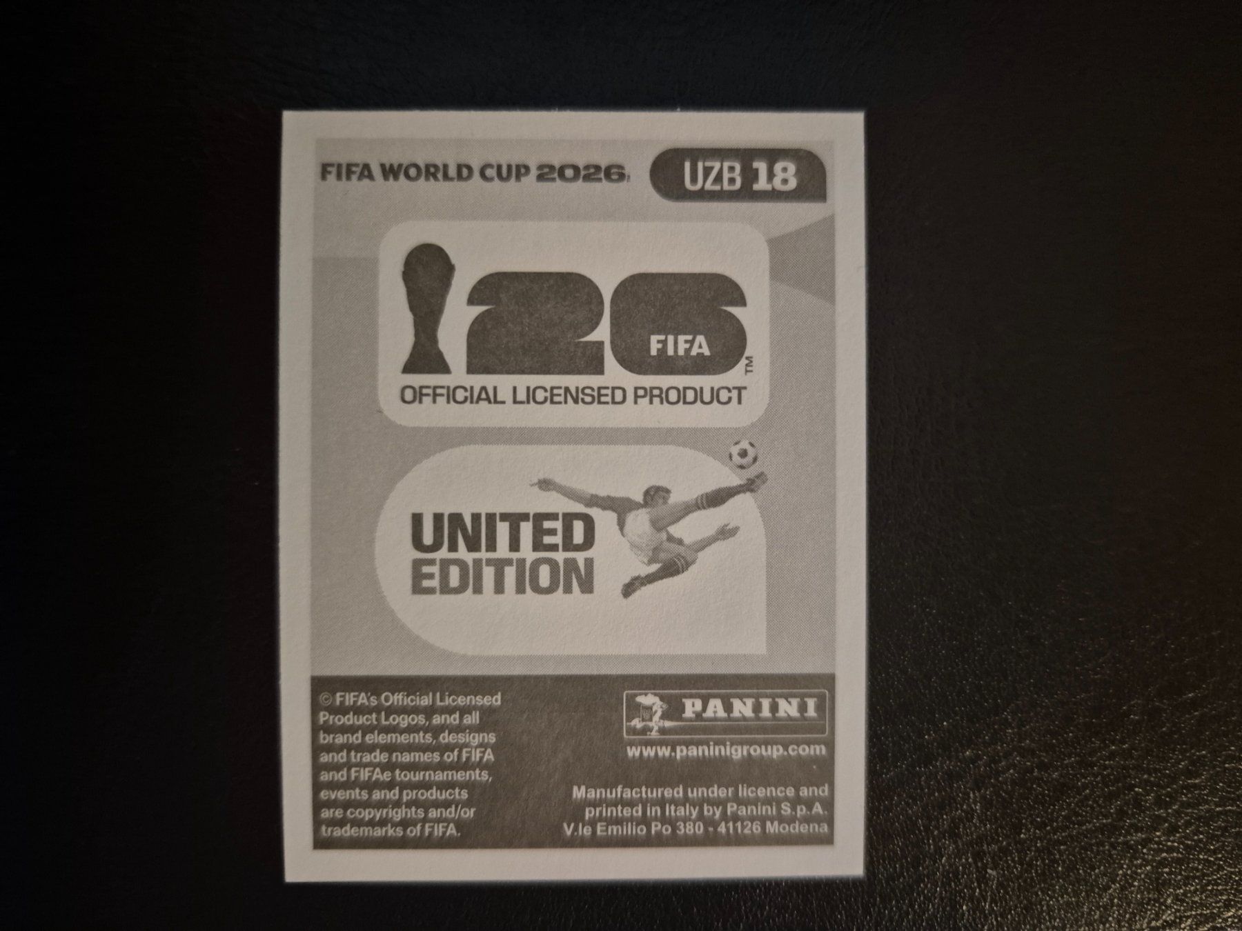 Panini Sammelbilder & Trading cards: Panini WM 26 UZB 18 – Neu (gemäss Beschreibung) aus Rorschacherberg von AJ3108 1