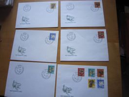 PJ 1965 FDC Serie und einzeln