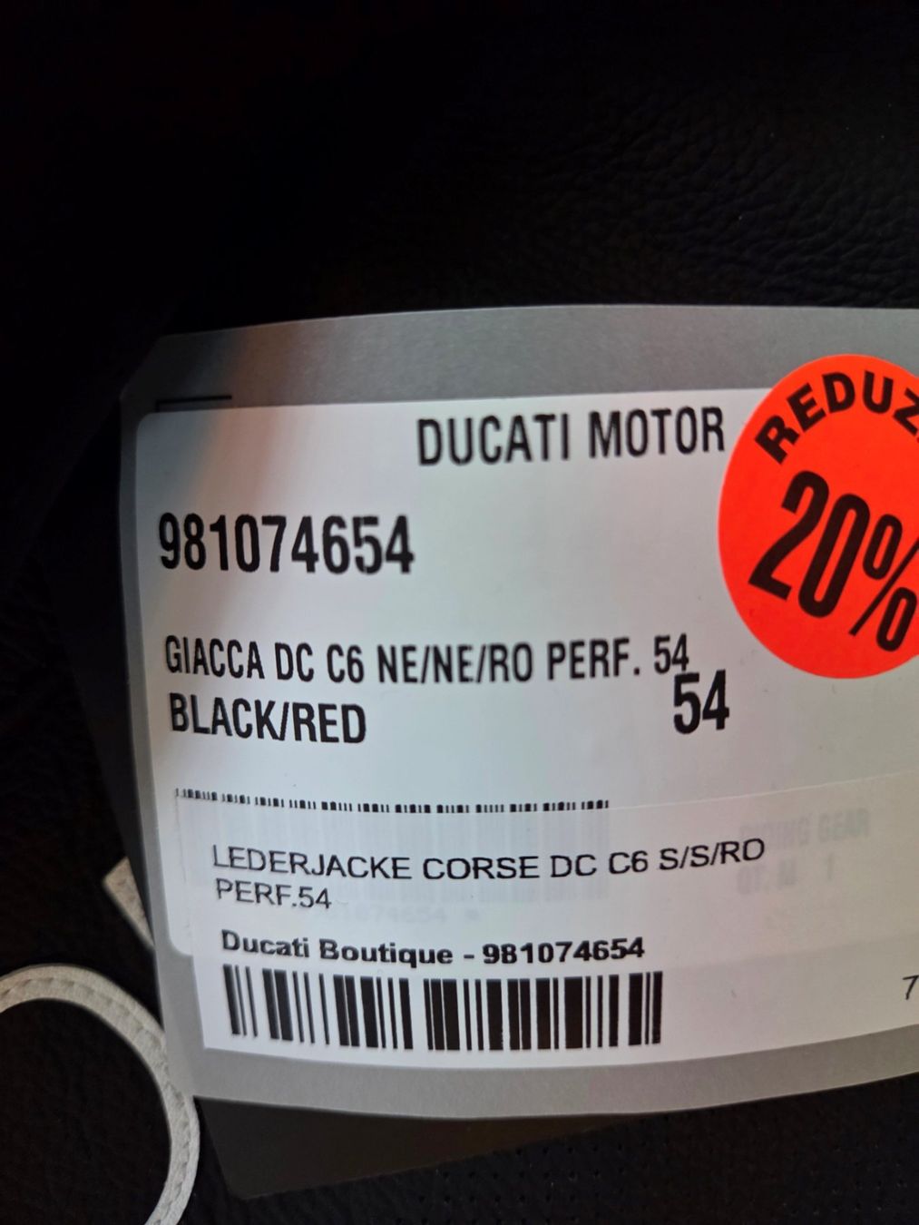 Ducati Giacche: Lederjacke Ducati Corse C6 – Nuovo (secondo la descrizione) da Frauenfeld venduto da Moto77_AG 3