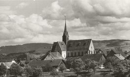 Kappel am Albis ZH Dorf Kirche ca. 1960 sehr gut erhalten