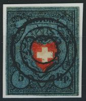 1851 - Rayon I · o K - Bieler 3 Ring Stempel · Voll