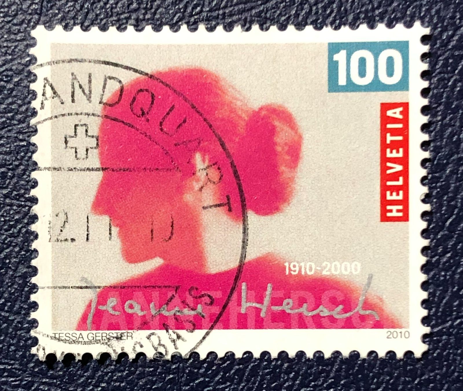 Tutti i francobolli: Nr.1367 100 Geburtstag Jeanne Hersch GESTEMPELT   – Usato da Aarau venduto da Billa007