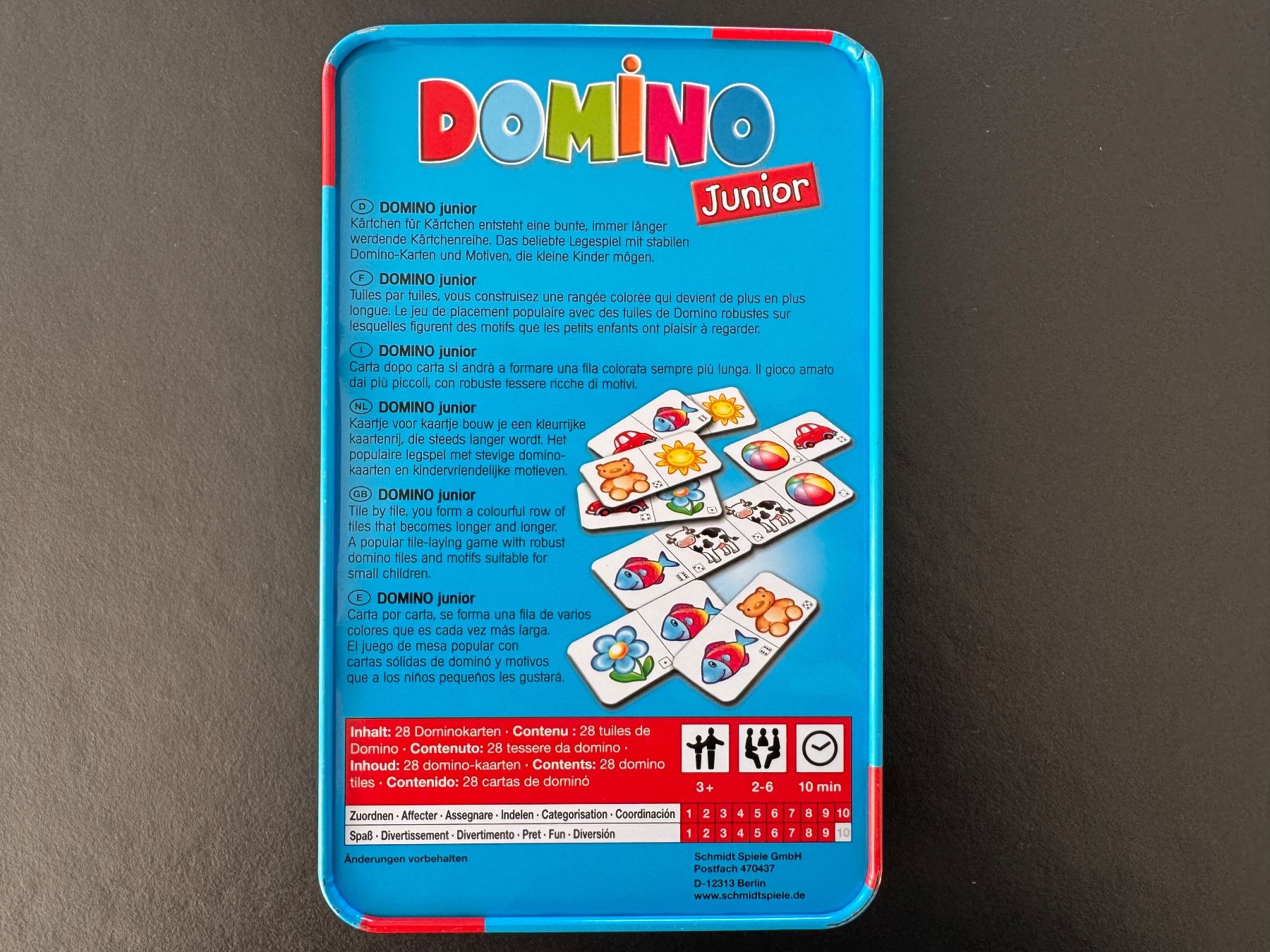 Spiele: Domino Junior Spiel – Gebraucht aus Zollikon von Krenapf 2