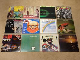12x Vinyl: Atoll, Gentle Giant, Paul Brett