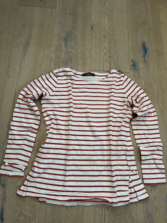Langarmshirt gestreift rot weiss Gr. M Max Mara