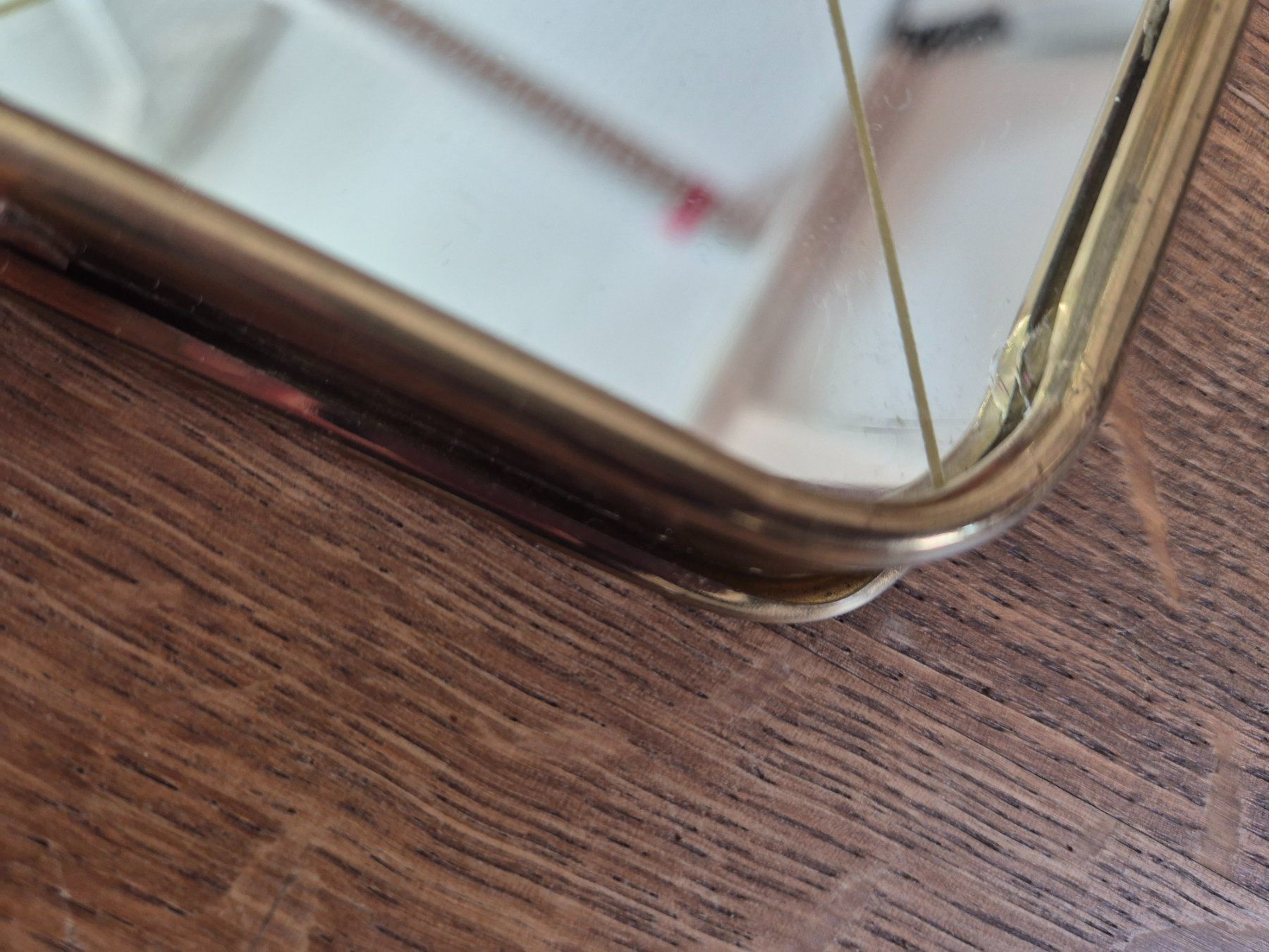 Tablet PC: Vintage mirror and brass tray – Usato da Zürich venduto da monadiederich 3