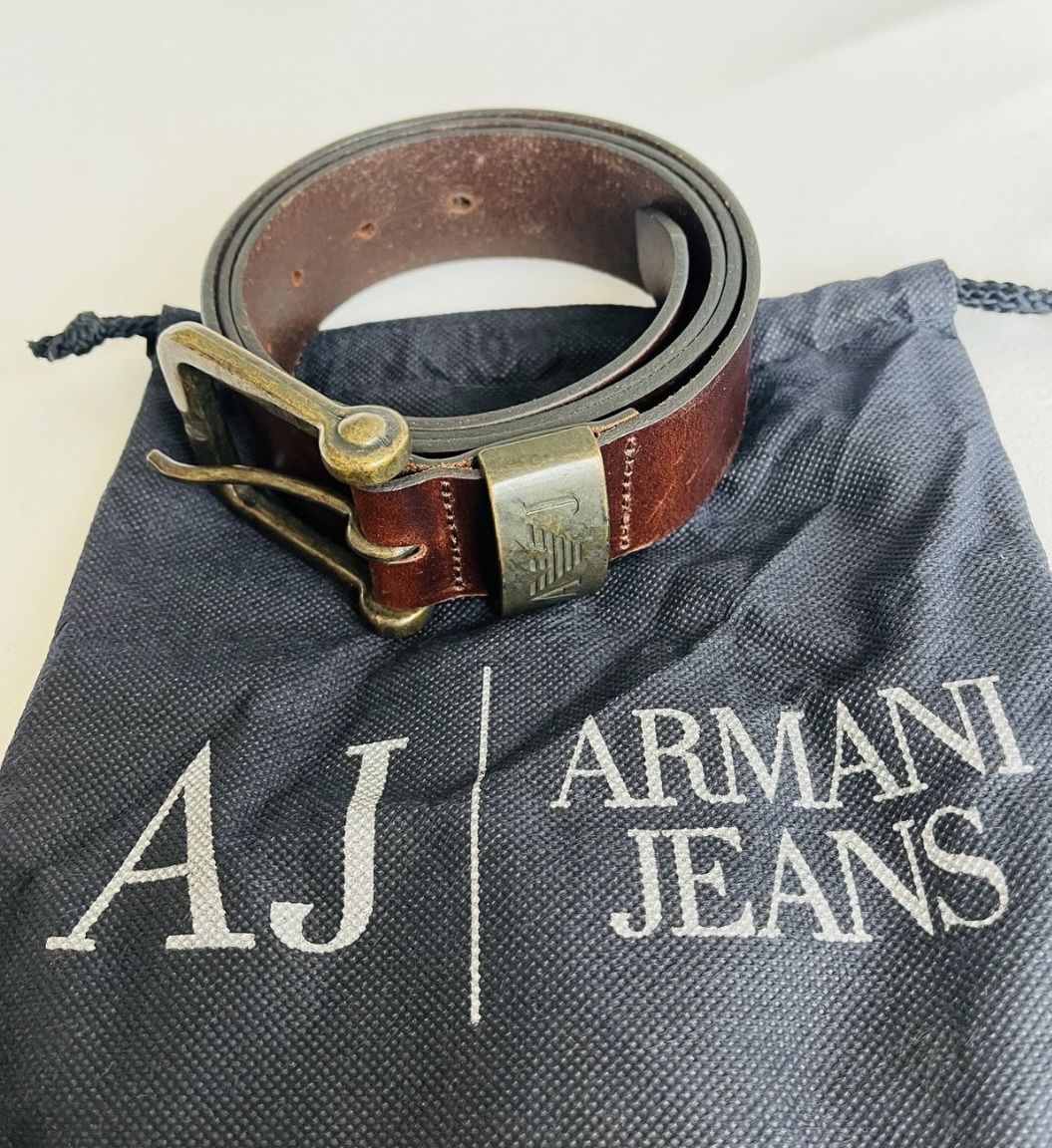 Armani Cinture: Armani Ledergürtel Braun Grösse 100/115 – Nuovo (secondo la descrizione) da Zug venduto da Nickwalks999
