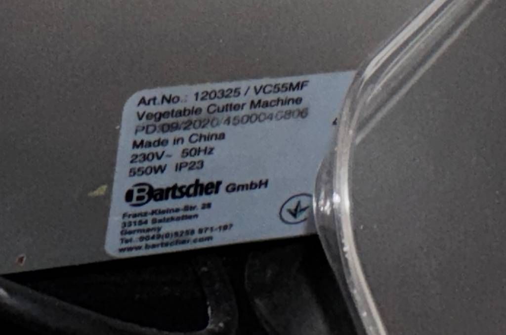 Elettrodomestici da cucina: Bartscher Gastro Gemüseschneider vc55mf – Usato da Döttingen venduto da columbus007 2
