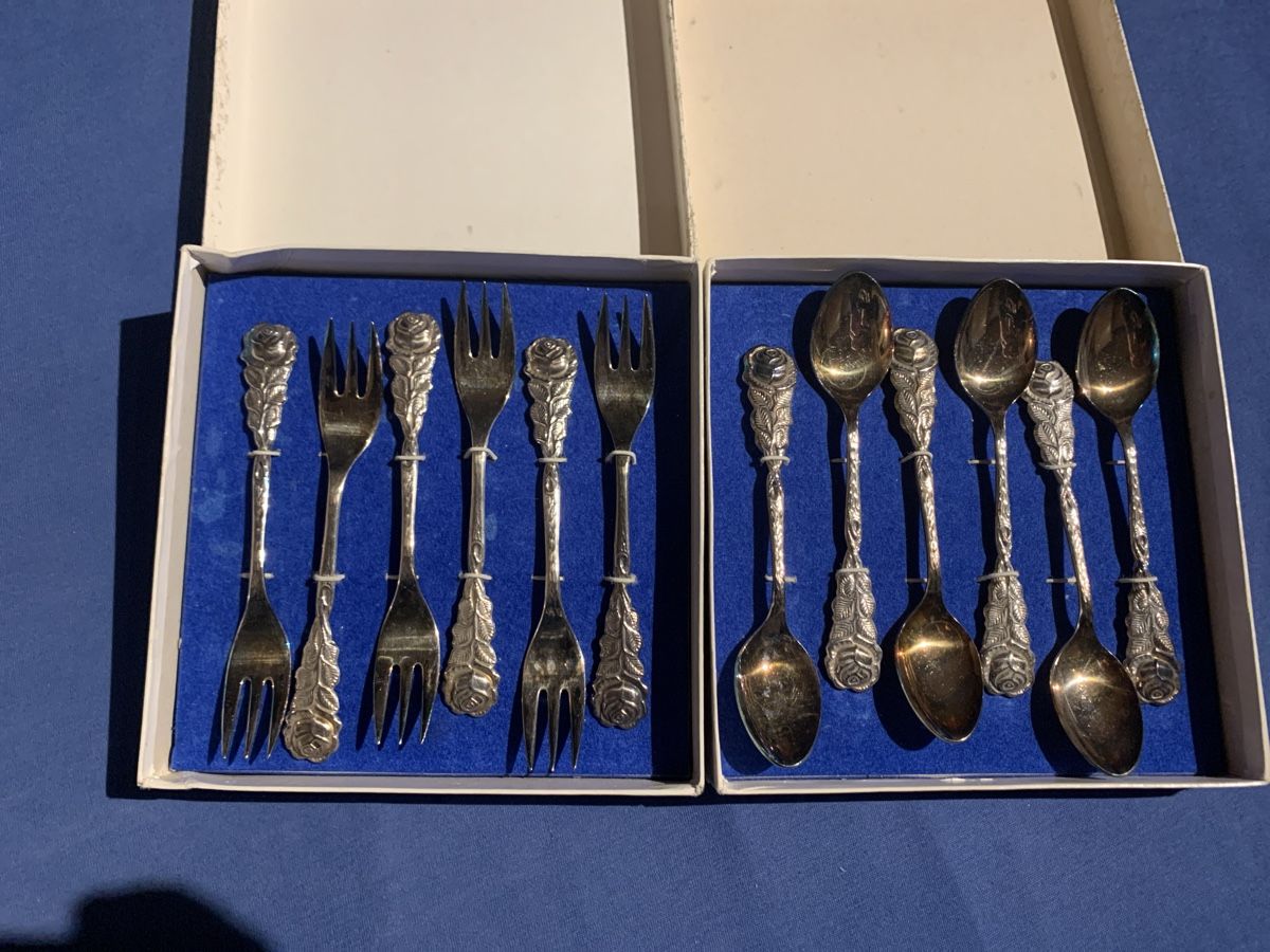 Set di posate: BMG Dessertbesteck versilbert – Nuovo (secondo la descrizione) da Dotnacht venduto da 007ym