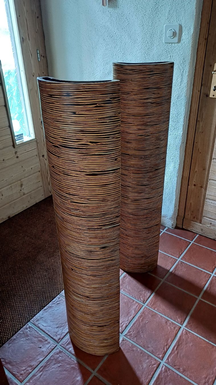 Vasi & Recipienti: Vase Holz Vase Blumenvase Blumen – Usato da Degersheim venduto da Alphi