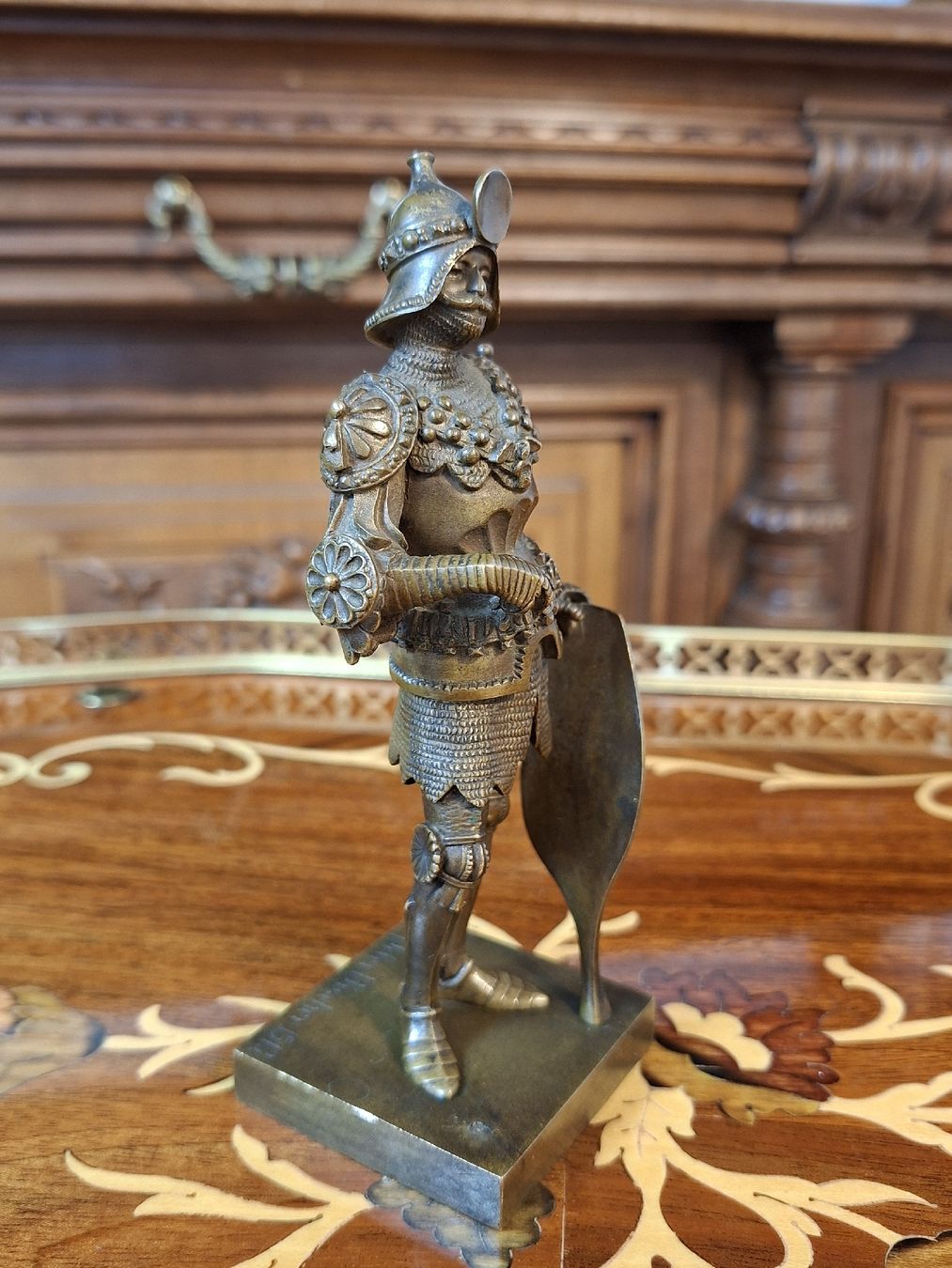 Skulpturen & Statuen: Bronze Figur Ritter Theodoric Peter Vischer  – Gebraucht aus Steffisburg von ZeitReise_ 3