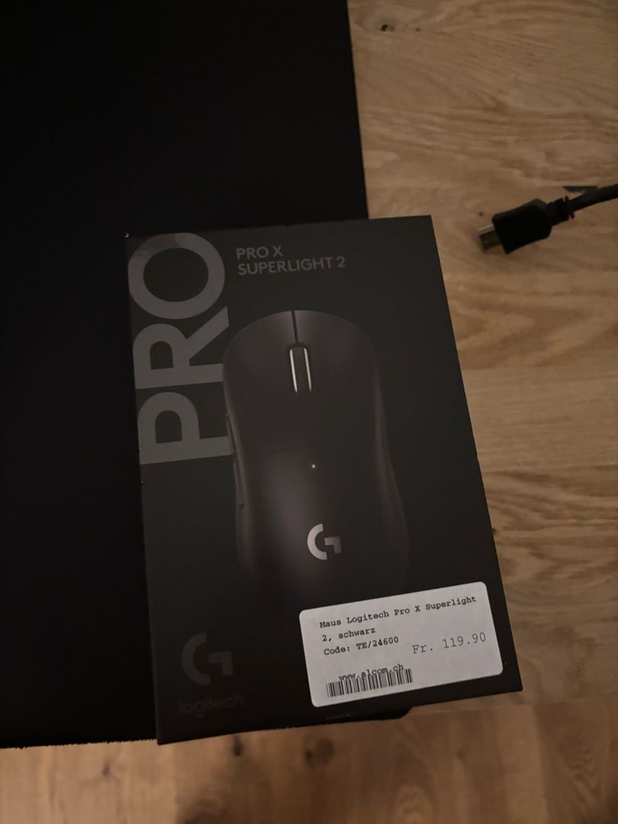 Logitech Maus: Superlight 2 X Pro – Neu und originalverpackt aus Siebnen von pat_ws2j 1