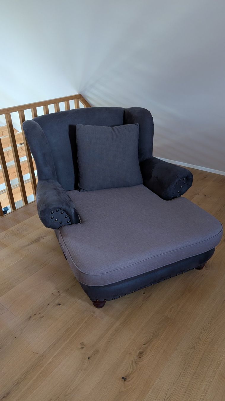 Poltrone: XXL-Sessel, Grau – Usato da Buchberg venduto da Mkn003