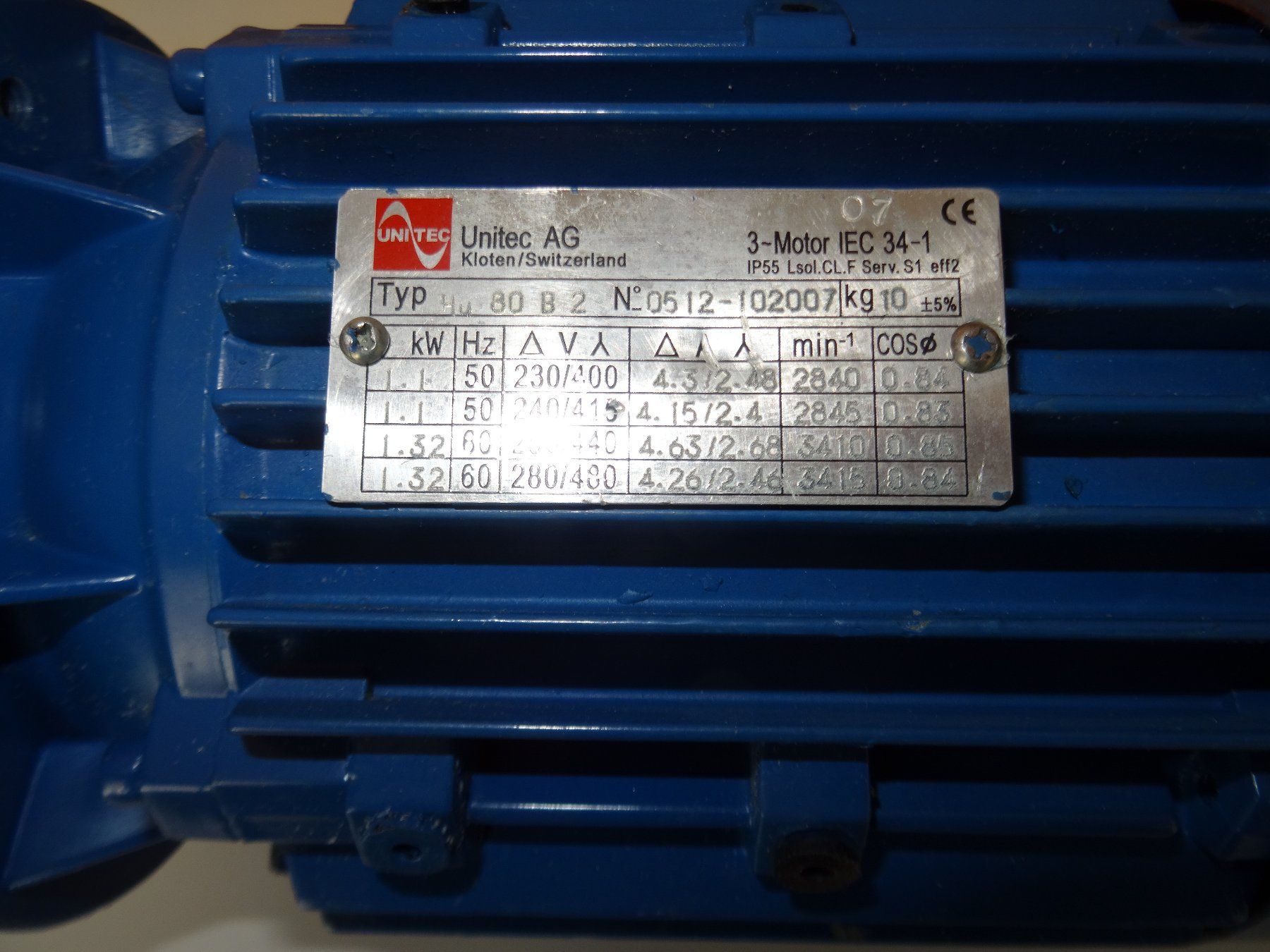 Motori: Motor 380 Volt,  3-Motor IEC 34-1 – Usato da Lungern venduto da madachsa 2