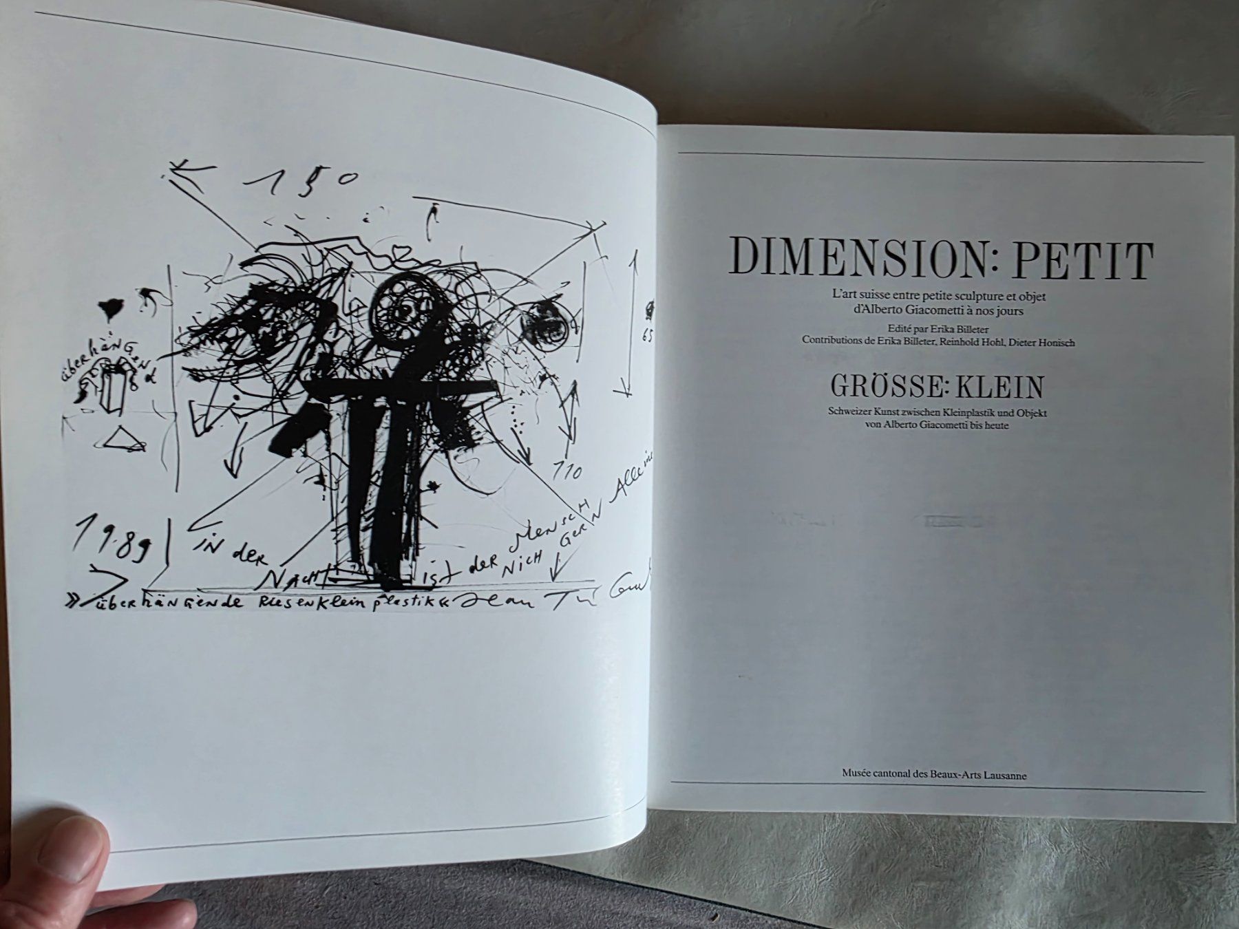 Bücher: Dimension: PETIT: Schweizer Kunst Alberto Giacometti- 1989 – Gebraucht aus Walterswil BE von Lonitti 1