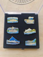 Sehr schönes Schaufelrad Dampfer Pins Set - Lim. Auflage