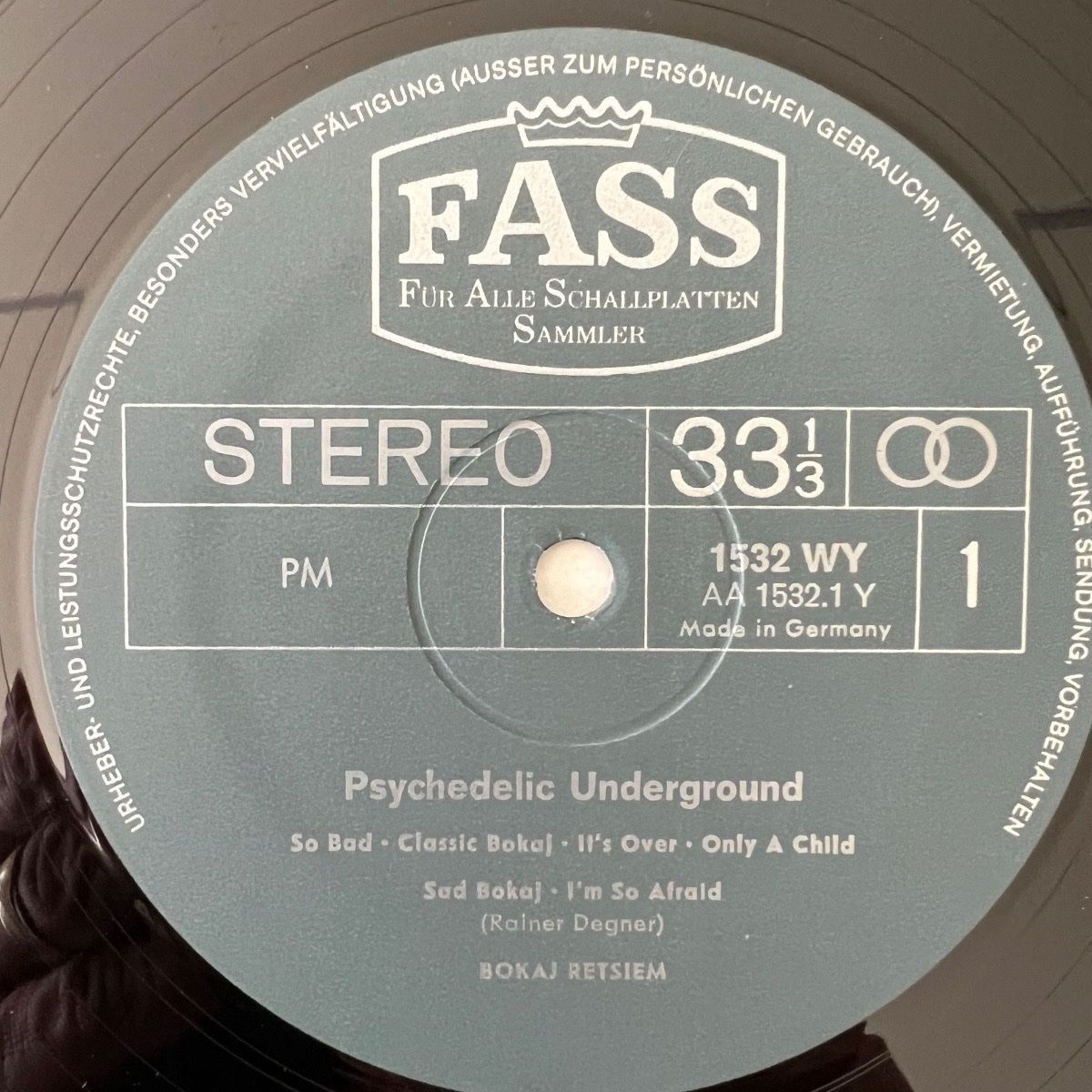 Dischi in vinile: Bokaj Retsiem - Psychedelic Underground / 1. D-Press. 1969 – Usato da Gais venduto da soundcave57 2