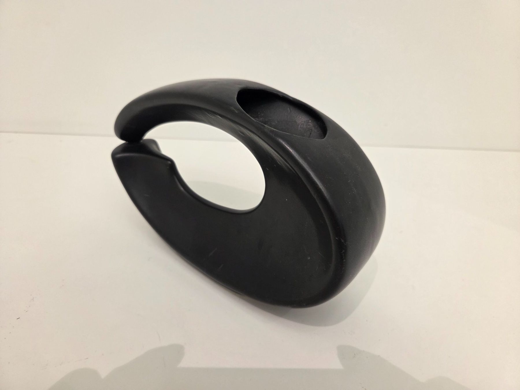 Vasi & Recipienti: Vintage Assymmetrical Gloss Black Ikebana Vase – Usato da Gersau venduto da pd-design-and-art 6