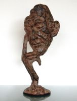 Moderne Figur aus Metall « Der Denkende » - 31.5cm