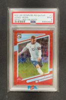 2021-22 Donruss RDQ Optic Red Velocity Lionel Messi PSA 9