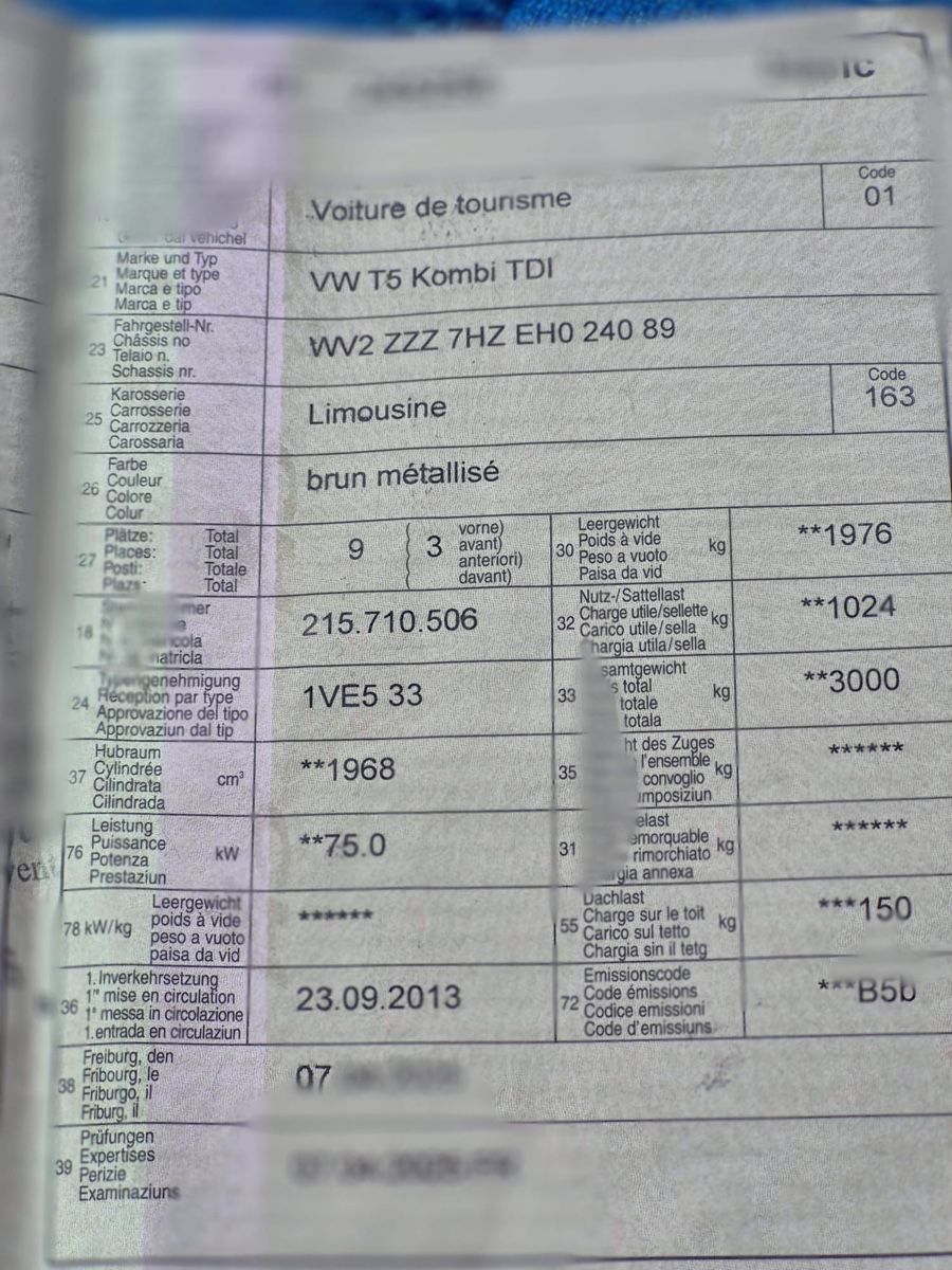 VW Autos: VW T5 caravel – D'occasion à La Chaux-de-Fonds par ham_6fj2 1