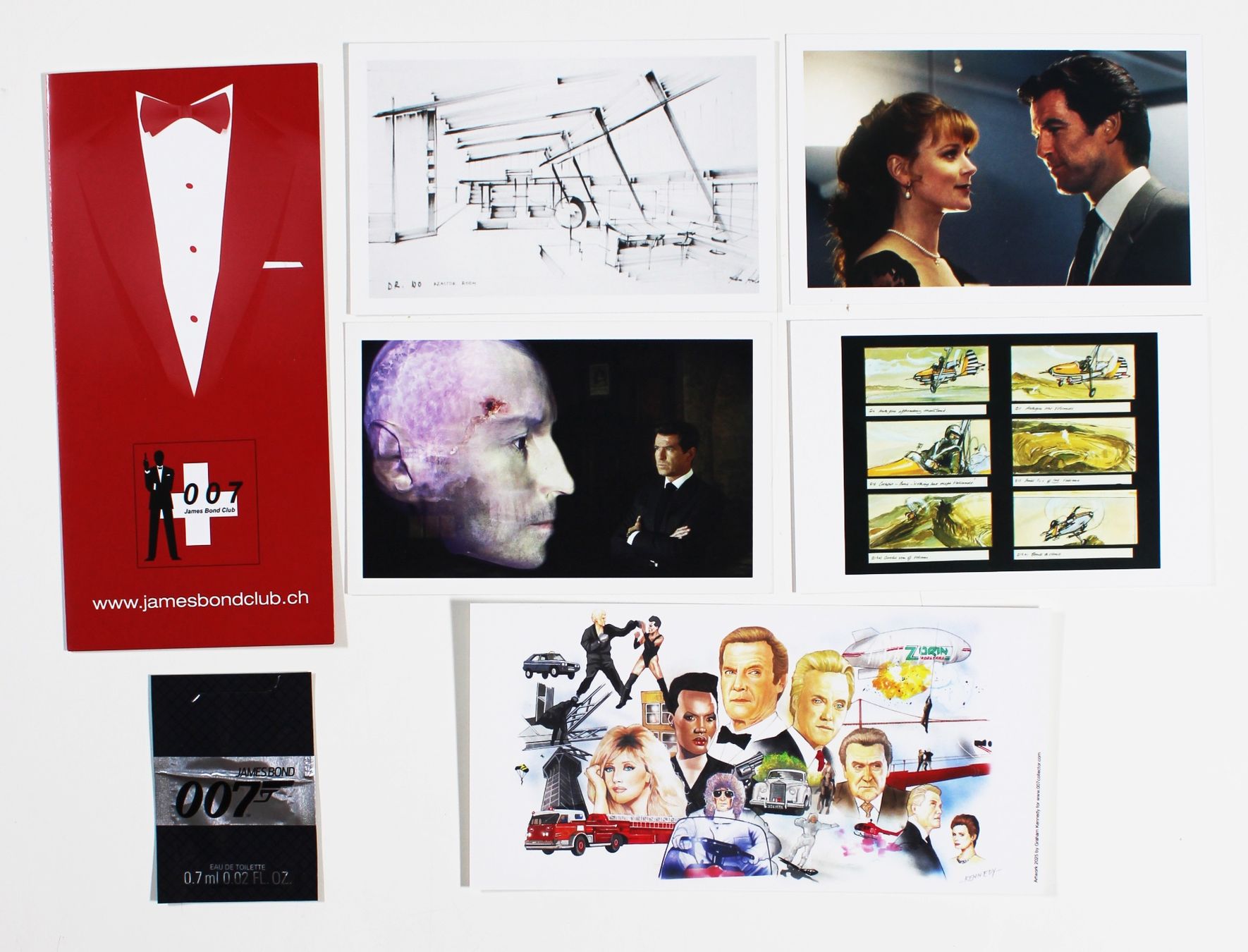 Sticker: James Bond 007 14 seltene Werbeartikel Postkarten, Flyer... – Usato da Brüttisellen venduto da Collector-Corner 1