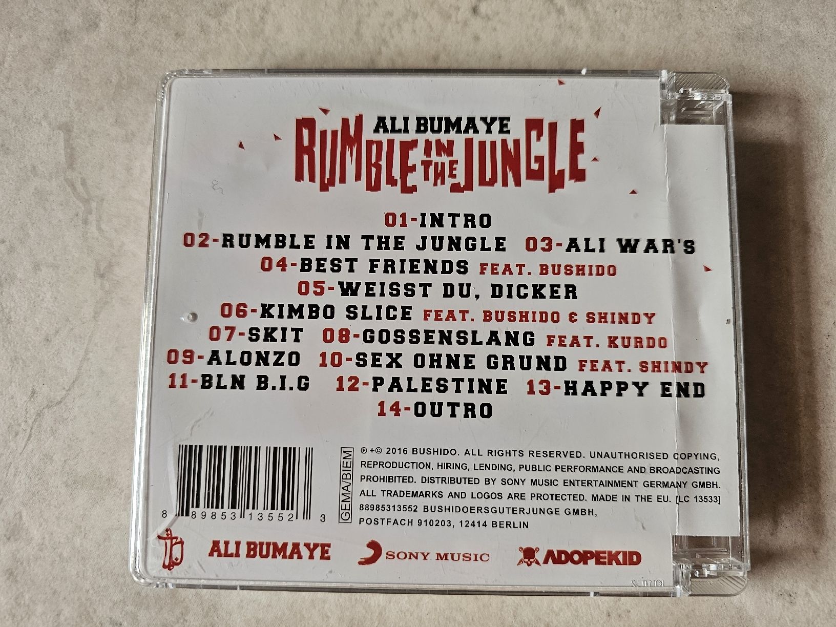 CDs: Ali Bumaye  -  Rumble In The Jungle – Gebraucht aus Schneisingen von backstore24 1