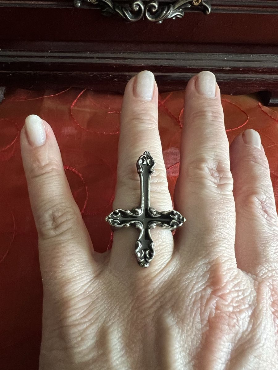 Anelli: Schöner Kreuzring, Modeschmuck! – Nuovo (secondo la descrizione) da Kallnach venduto da sta_sy57 3