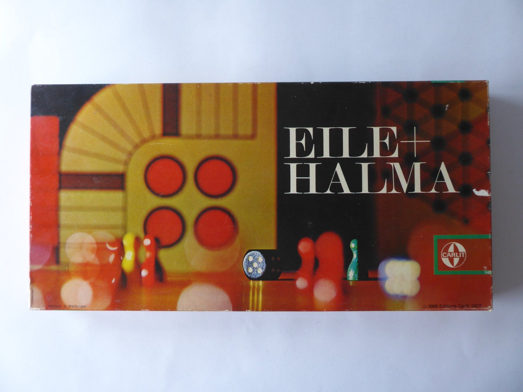 Carlit Spiele: Nostalg. Eile m. Weile, Halma, Edition Carlit 3903, 1968 – Gebraucht aus Turbenthal von Panau