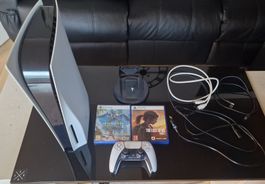 Playstation 5 mit Disc Laufwerk, Spielen und Zubehör