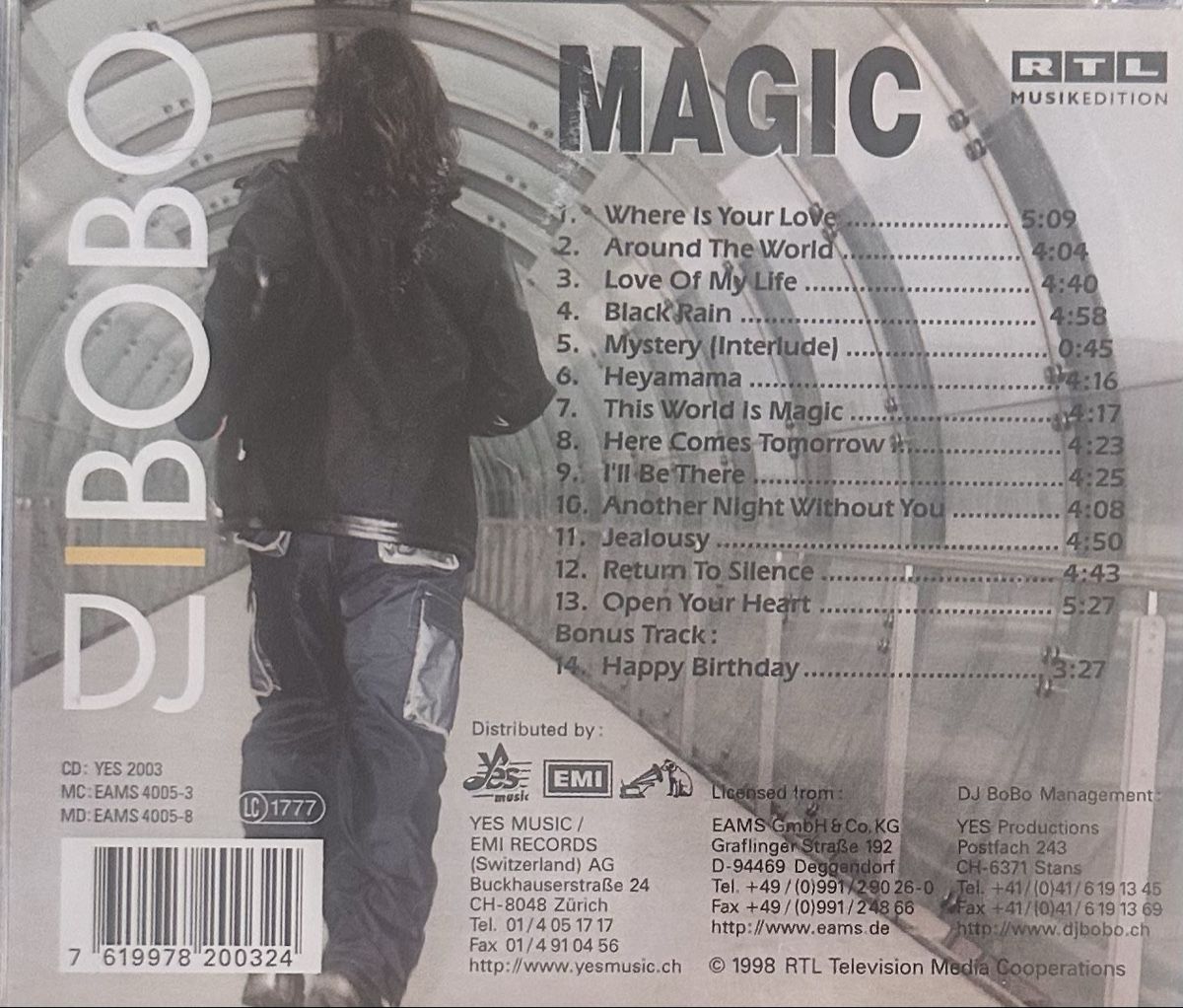 CD: DJ Bobo Magic Limited LED-Edition CD gebraucht – Usato da Malters venduto da Gustov 1