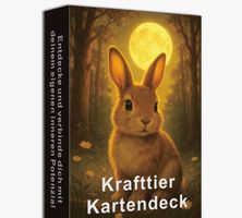 Karten-Deck: Krafttiere-Orakelkarten-Kartenset -Esoterik