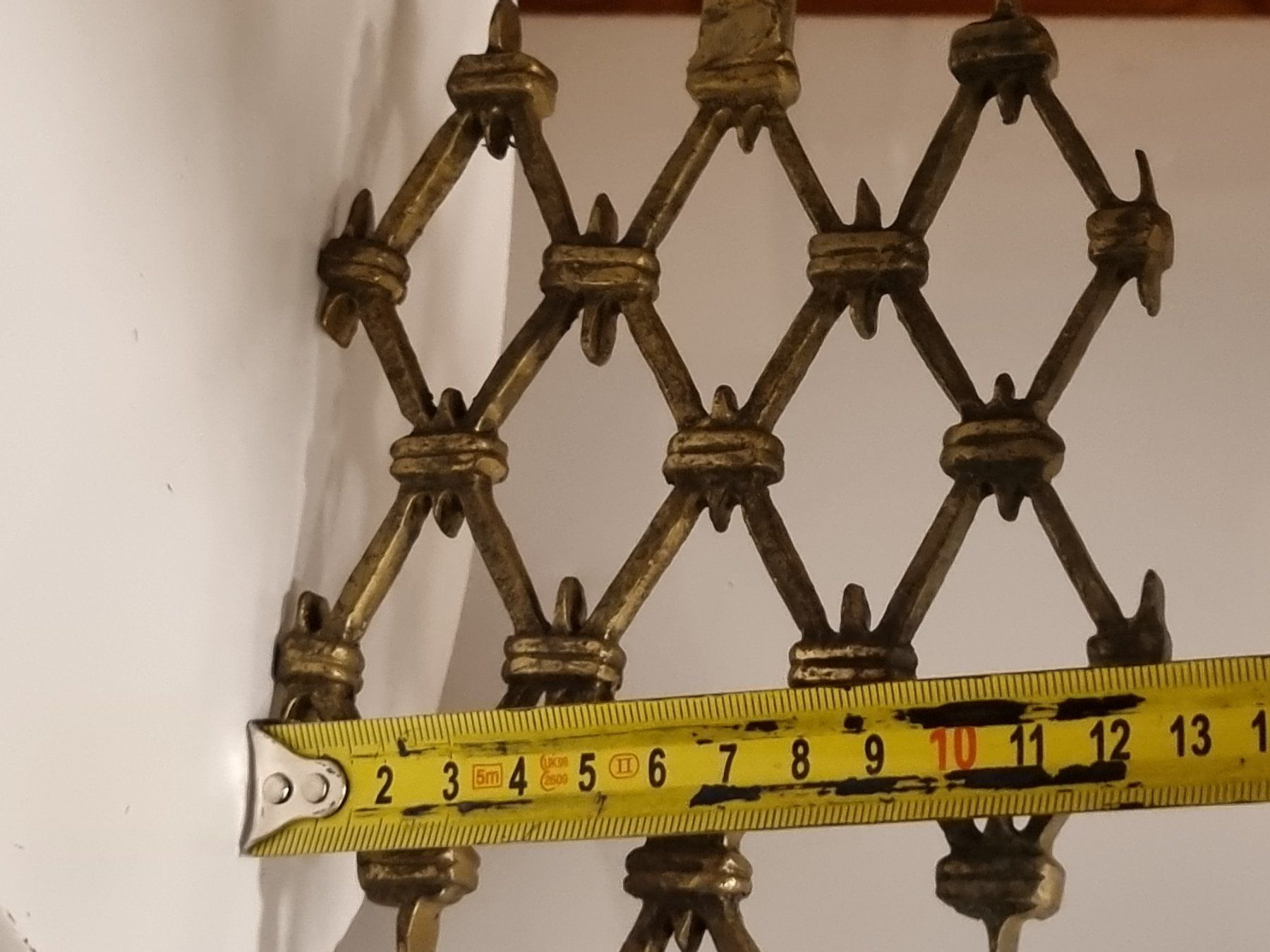 Kerzenständer: Vintage Wandkerzenhalter aus massivem Messing – Gebraucht aus Scharnachtal von devin03 9