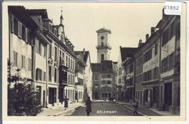 Delemont - Partie du village - animee
