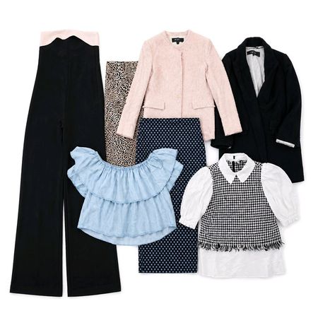 ZARA Paket 7 Teile Gr. Gr. XS Business Chic Blazer Röcke