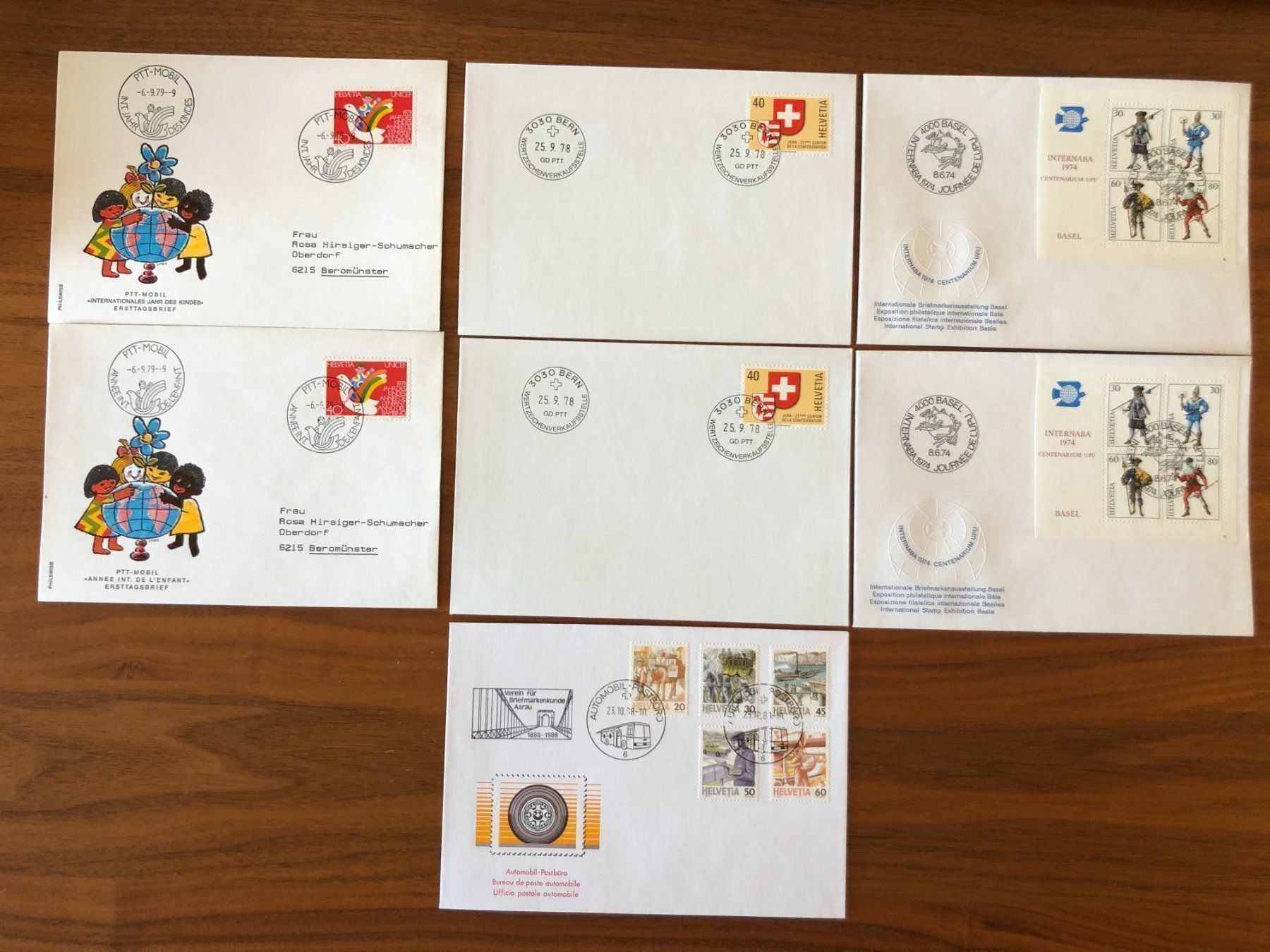 Tutti i francobolli: Briefmarken Briefe Schweiz – Usato da Hefenhofen venduto da Bierinder