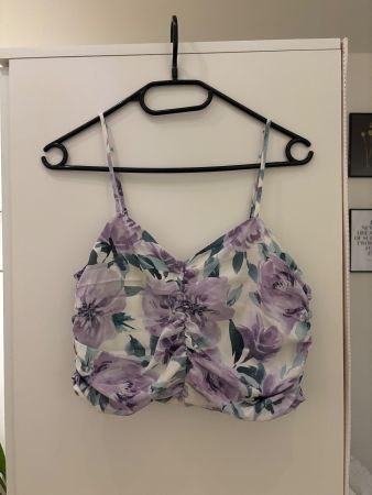 Geblümtes bandeau Top