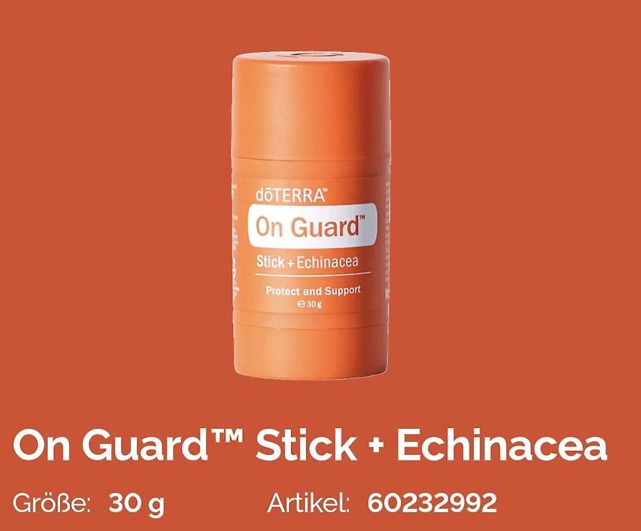 Doterra Oli essenziali: Doterra On Guard Stick + Echinacea – Nuovo e nell'imballaggio originale da Lyss venduto da Infinia